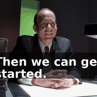 Then we can get started.
