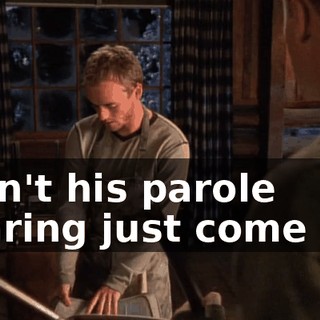 Didn't his parole hearing just come up?