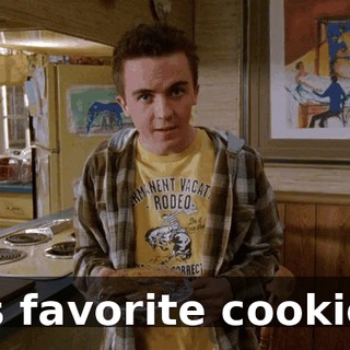 his favorite cookies.