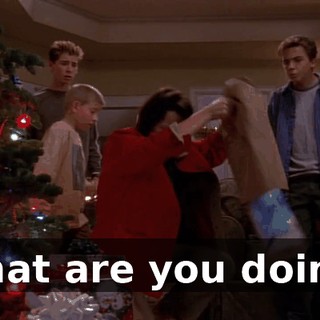 What are you doing?