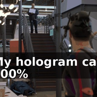 My hologram can 100%