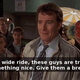 Listen, wide ride, these guys are trying to do something nice. Give them a break.