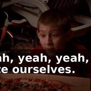 Yeah, yeah, yeah, we hate ourselves.