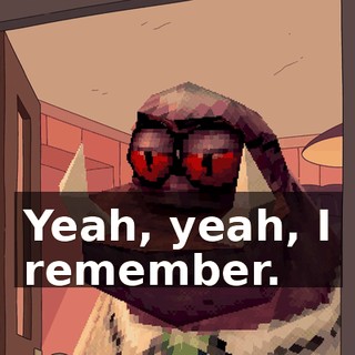 Yeah, yeah, I remember.