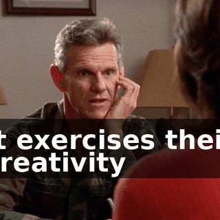 It exercises their creativity