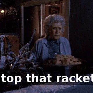 Stop that racket!
