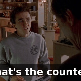that's the counter.