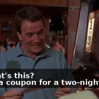 - What's this? - It's a coupon for a two-night stay
