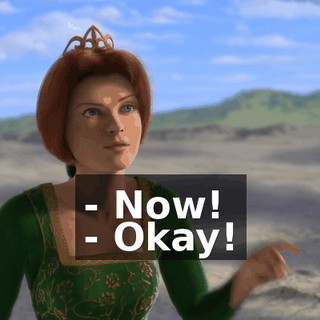- Now! - Okay!