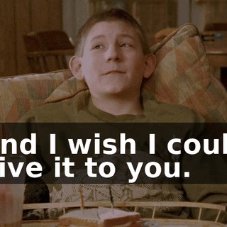 And I wish I could give it to you.