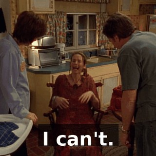 I can't.