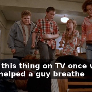 I saw this thing on TV once where they helped a guy breathe