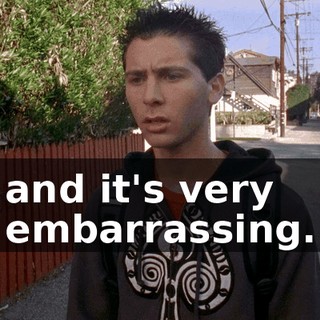 and it's very embarrassing.