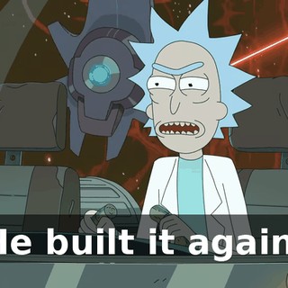 He built it again.