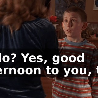 Hello? Yes, good afternoon to you, too.