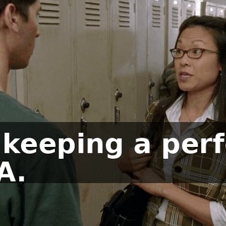 on keeping a perfect GPA.
