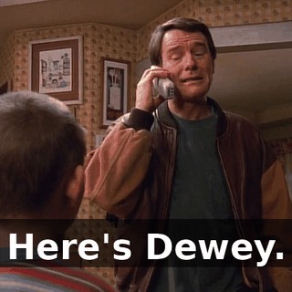 Here's Dewey.