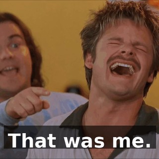 That was me.
