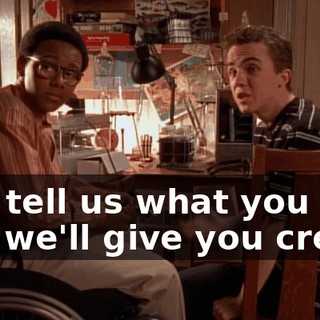 Just tell us what you did and we'll give you credit.
