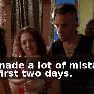He made a lot of mistakes his first two days.