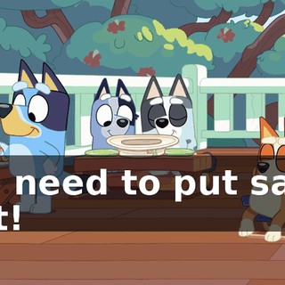 You need to put salad in it!