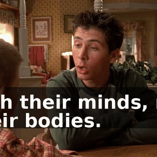 with their minds, not their bodies.