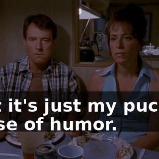 that it's just my puckish sense of humor.
