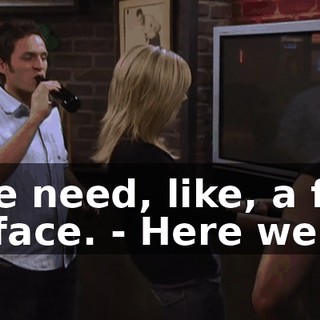 - We need, like, a flat surface. - Here we go.