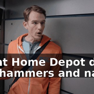 what Home Depot did for hammers and nails.