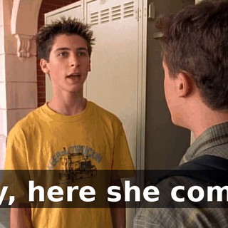 Hey, here she comes.