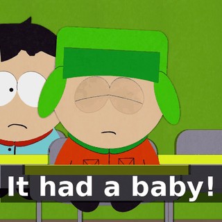It had a baby!