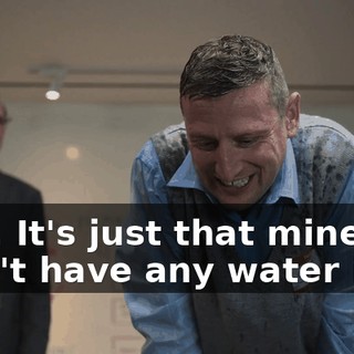 Nah. It's just that mine didn't have any water in it.