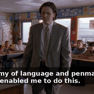 economy of language and penmanship, which enabled me to do this.