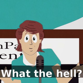 What the hell?