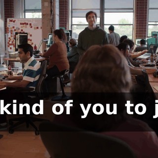 So kind of you to join us.