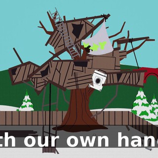 with our own hands.
