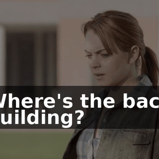 Where's the back building?