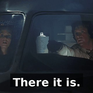 There it is.