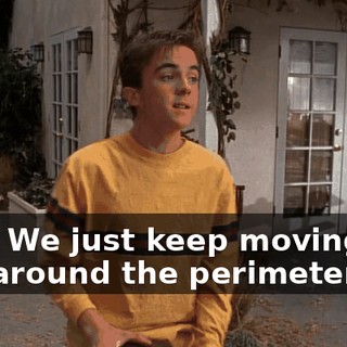 See? We just keep moving the ball around the perimeter.
