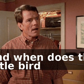 And when does the little bird