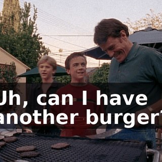 Uh, can I have another burger?