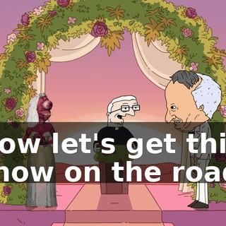 Now let's get this show on the road.
