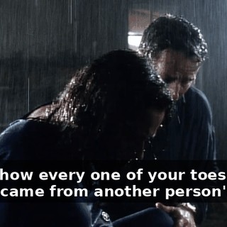 I love how every one of your toes looks like it came from another person's foot.