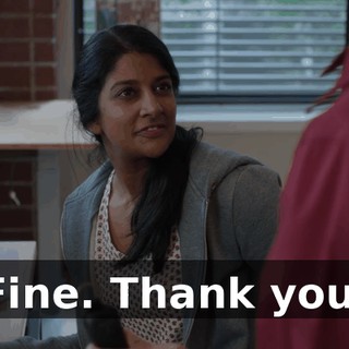 Fine. Thank you.