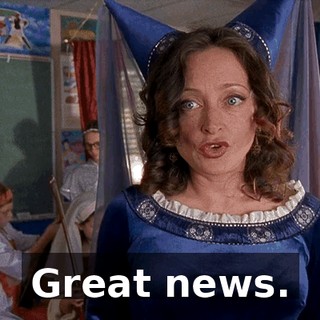 Great news.