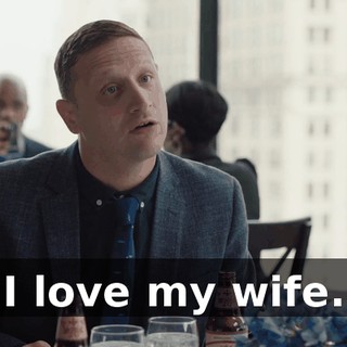 I love my wife.