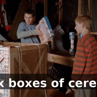 Six boxes of cereal,