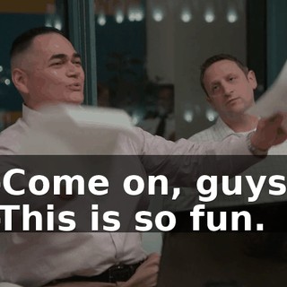 -Come on, guys. -This is so fun.