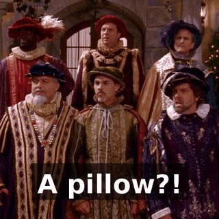 ♪ A pillow?! ♪