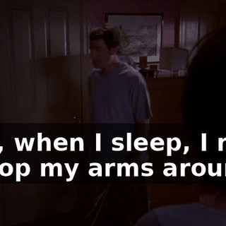 And, when I sleep, I need to flop my arms around,